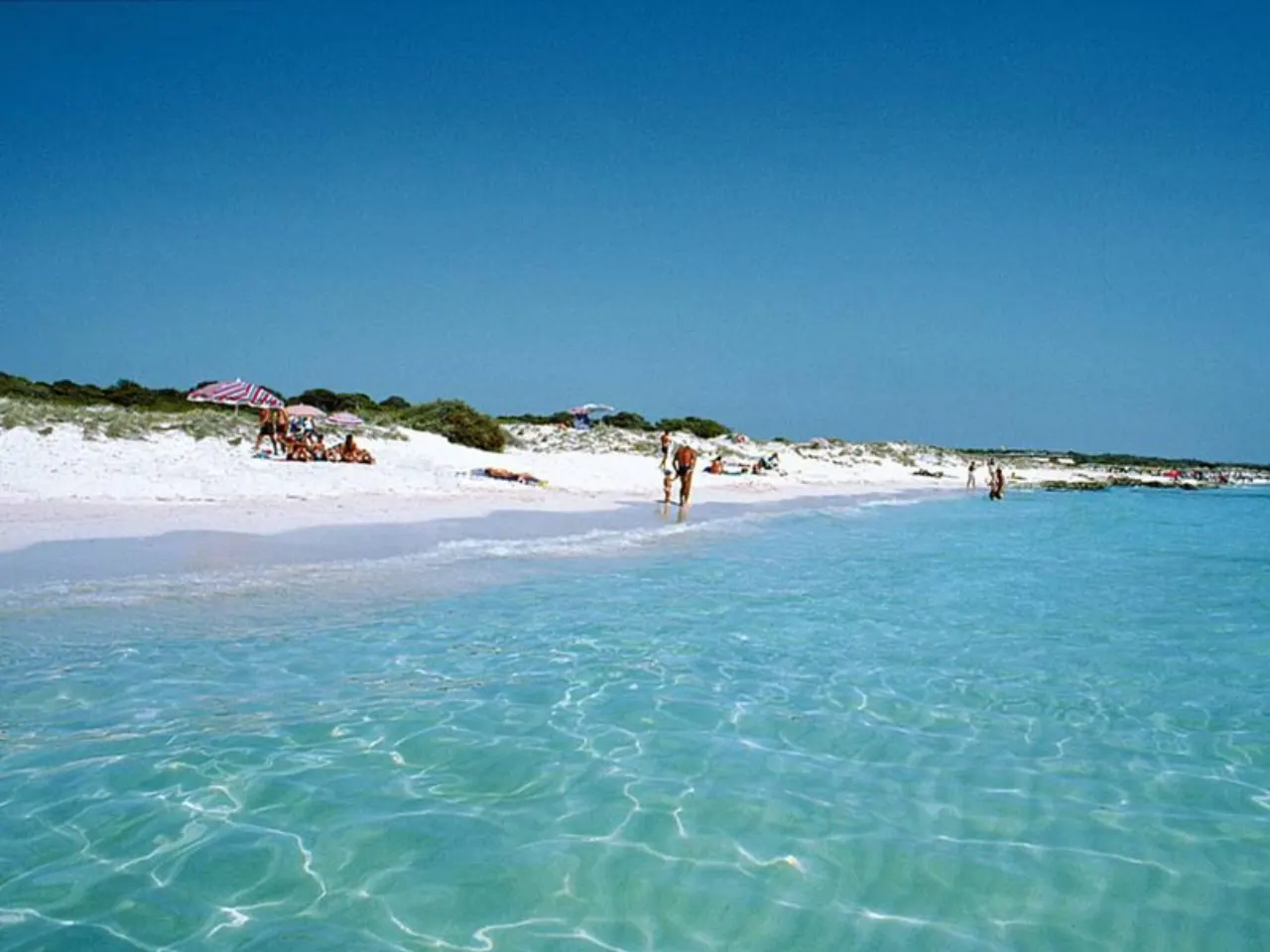 Es Trenc beach: white sand, turquoise water and protected dunes, a short drive from the finca